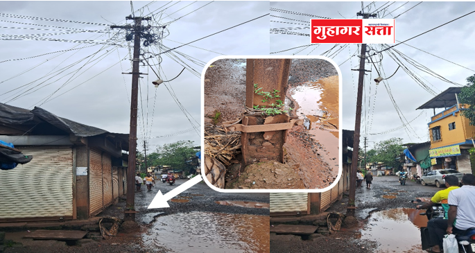 पालशेत येथील भायनाक कुटुंब अंधारात